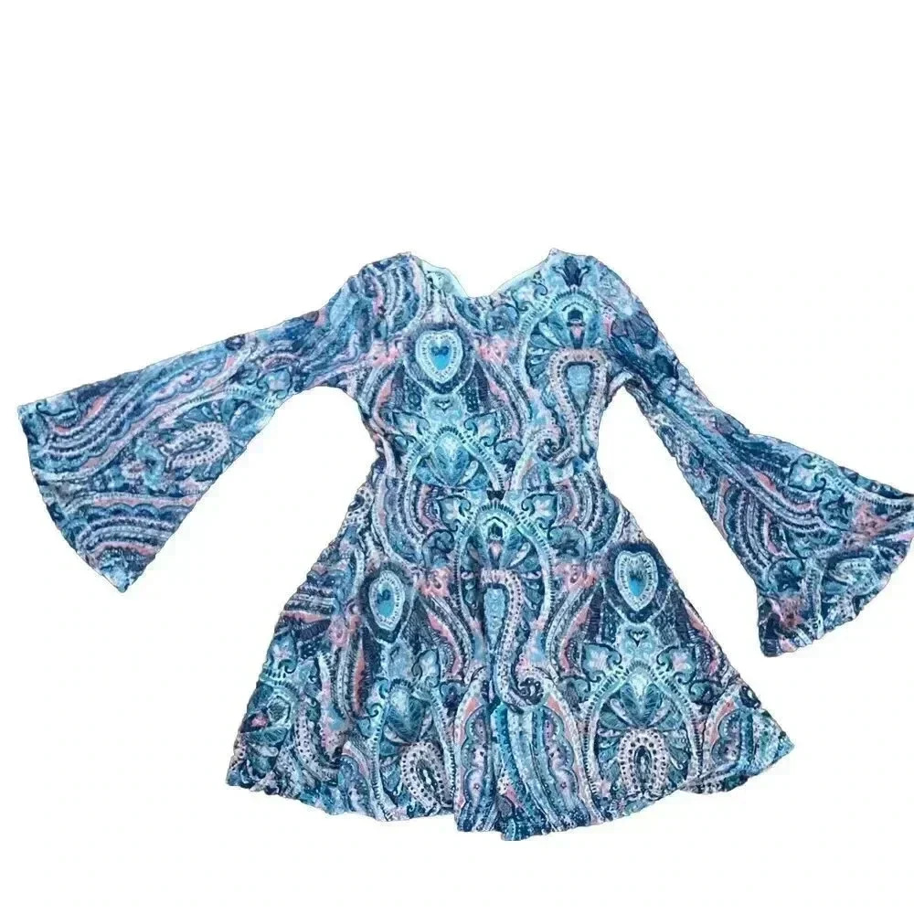 Women’s Size Small Petite Buffalo David‎ Bitton Paisley Dress NWT